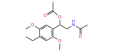 2-Acetamido-1-(4-ethyl-2,5-dimethoxyphenyl)-ethyl acetate